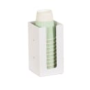 Cal-Mil 298-15 4 1/2" Square Napkin Holder - ABS, White thumbnail 2