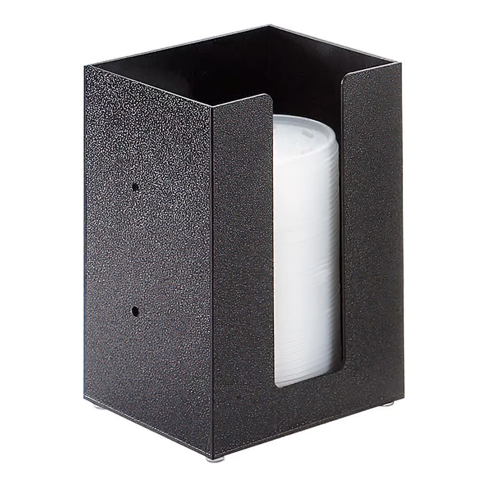 Cal-Mil 299-13 Wall/Counter-Mount Lid Organizer w/ (1) 5" Section - Plastic, Black