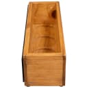 Cal-Mil 3058 Write On Tasting Glass Crate - 10 1/4" x 3 1/4" x 2 3/4", Wood thumbnail 4