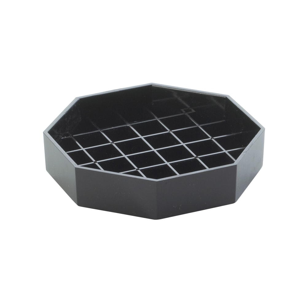 Cal-Mil 308-4-13 4" Octagon Drip Tray, Black
