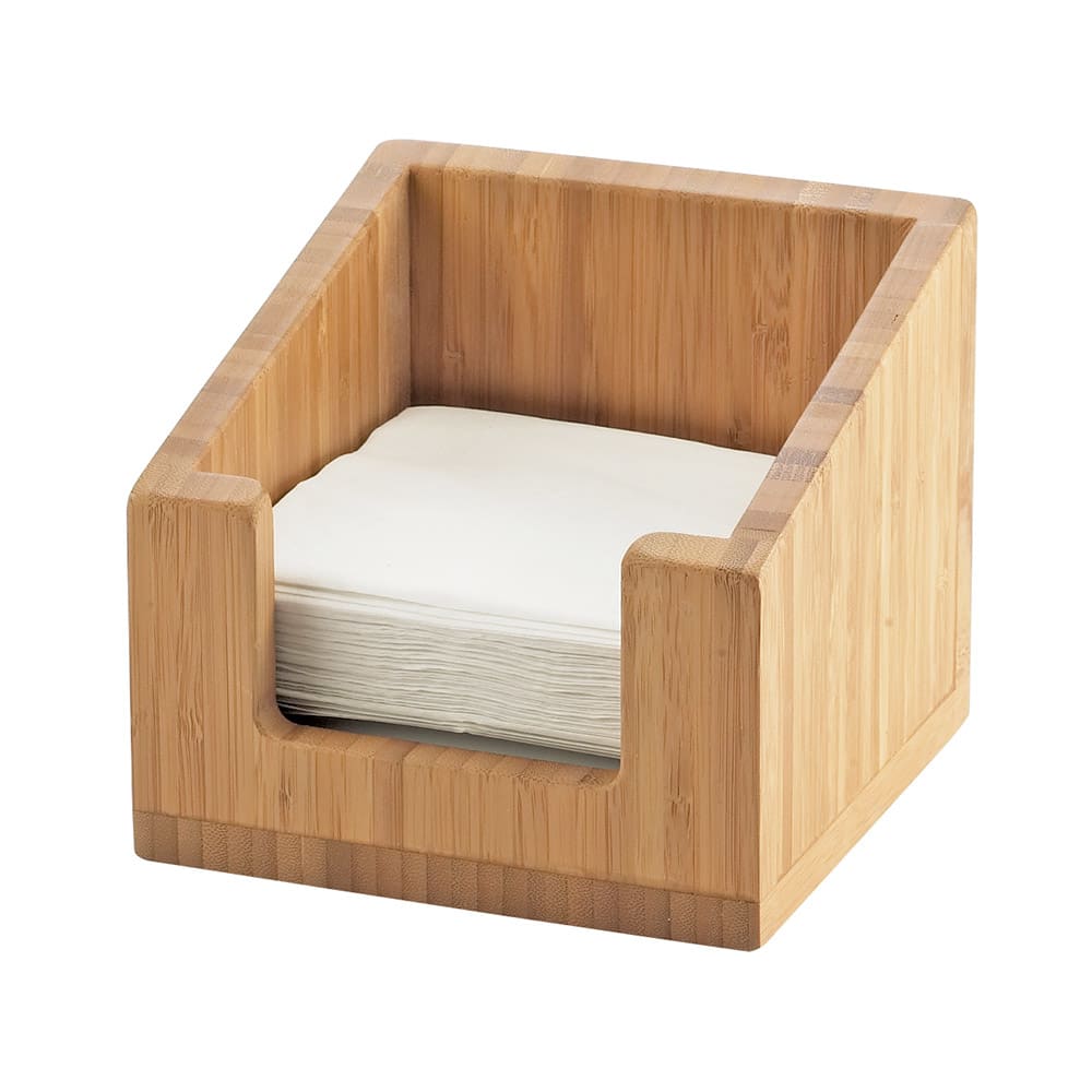 Cal-Mil 3309-60 6 1/4" Napkin Holder - Bamboo