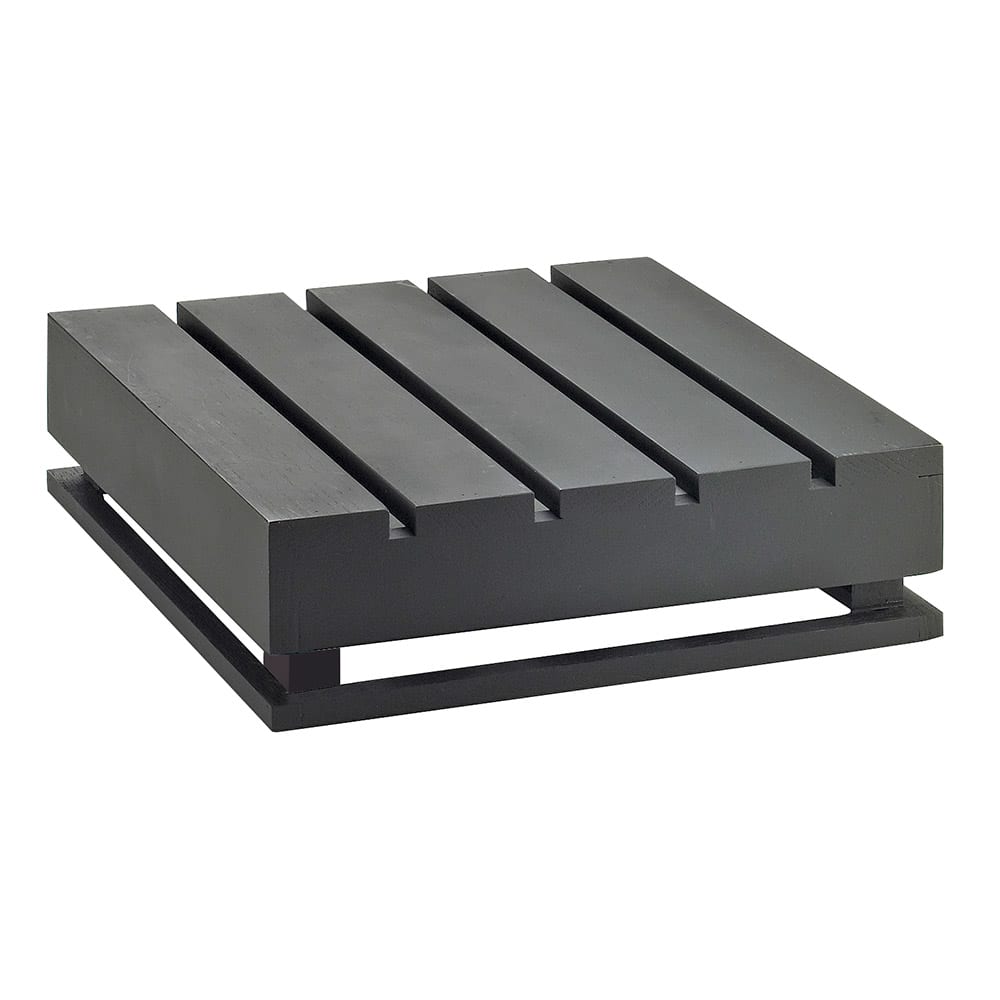 Cal-Mil 3332-4-96 Square Crate Riser - 12x12x4", Midnight Bamboo