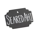 Cal-Mil 3344-13SIGN Tabletop Write On Menu Sign - 3"W x 2"H, Melamine, Black thumbnail 2