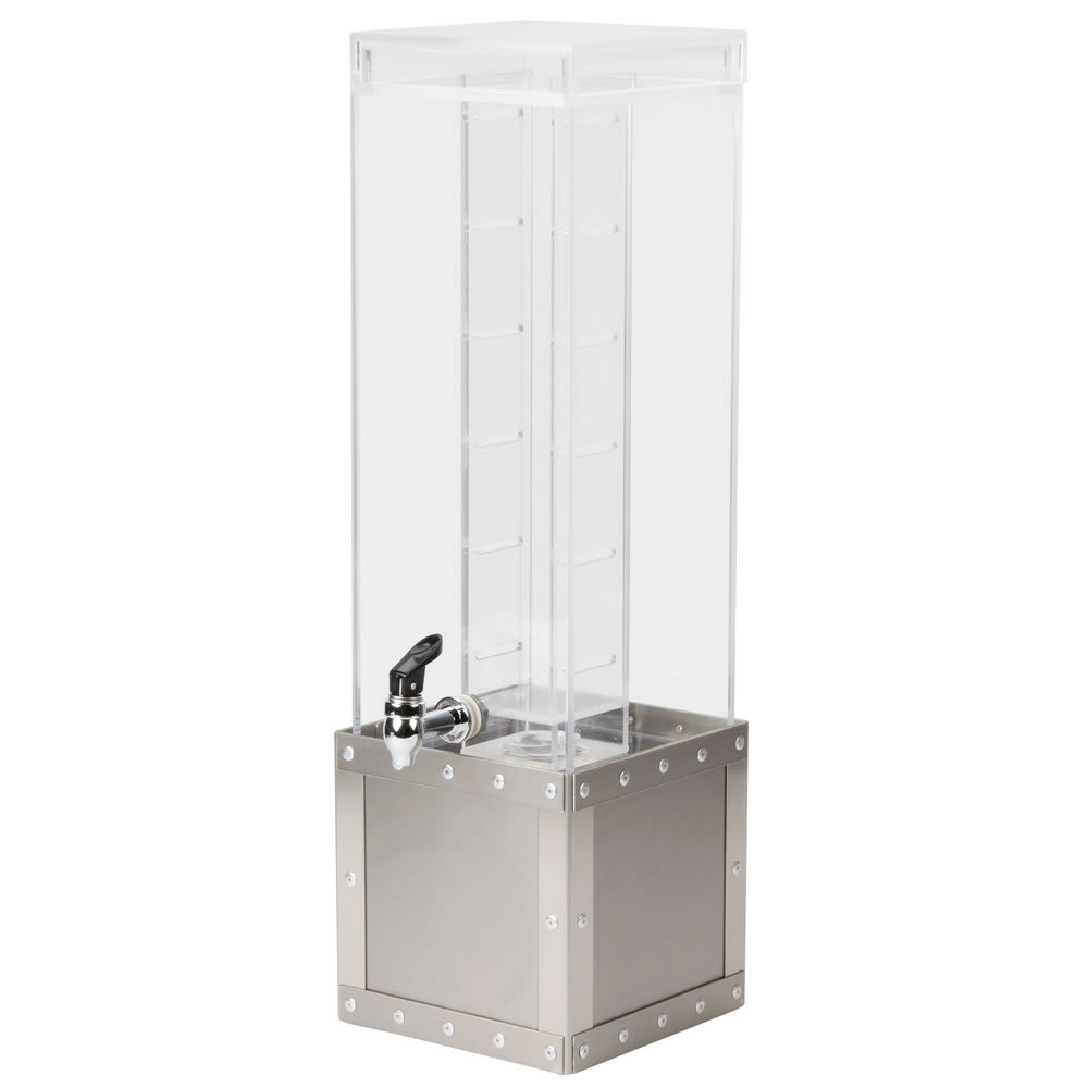 Cal-Mil 3394-3INF-55 3 gal Beverage Dispenser w/ Infuser - Plastic Container, Stainless Base