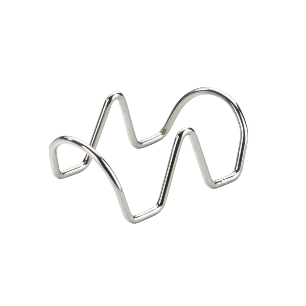 Cal-Mil 3476-2 2 Section Taco Holder - 2 1/2" x 4 1/2", Stainless Steel