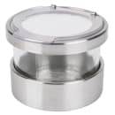 Cal-Mil 3492-4-15HL (3) Compartment Bar Garnish Tray - Flat Hinged Lid thumbnail 2