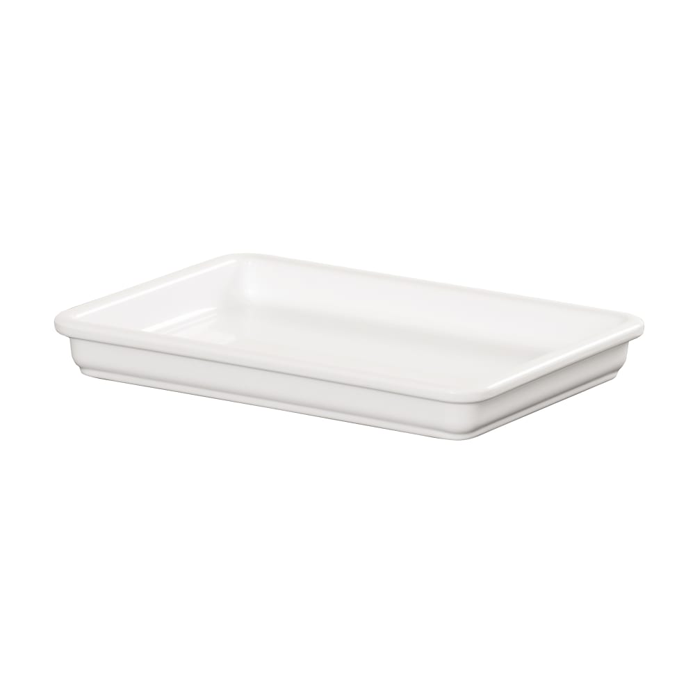 Cal-Mil 3505-15W 9" x 6 1/2" Rectangular Serving Tray - Melamine, White
