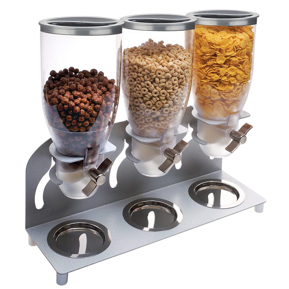 Cal-Mil 3510-3-39 Countertop Cereal Dispenser, (3) 3 1/2 liter Hoppers