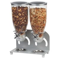 Cal-Mil 3511-2-55 Freestanding Cereal Dispenser w/ (2) 3 1/2 liter Containers, Stainless Steel thumbnail 2
