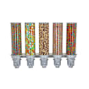 Cal-Mil 3520-5-39 Wall Mount Cereal Dispenser, (5) 4 1/2 liter Hoppers thumbnail 3