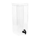 Cal-Mil 3554ICE 3 gal Beverage Dispenser w/ Ice Tube - Plastic Container, No Base thumbnail 3