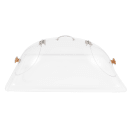 Cal-Mil 361-12 Chafer Display Cover Dome w/ 2 Hinged Doors, Clear Heat Resistant Polycarbonate thumbnail 3