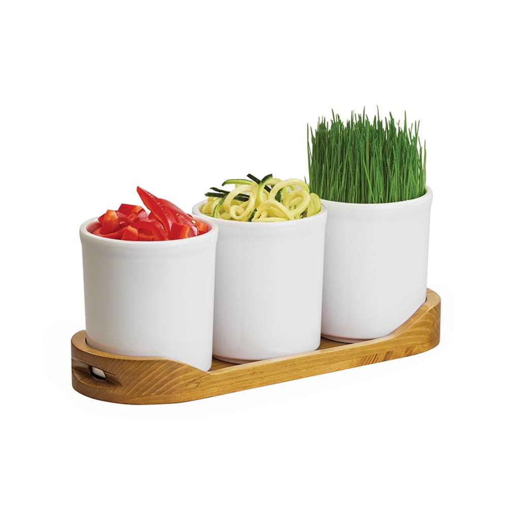 Cal-Mil 3647-32-99 (3) Compartment Bar Garnish Tray
