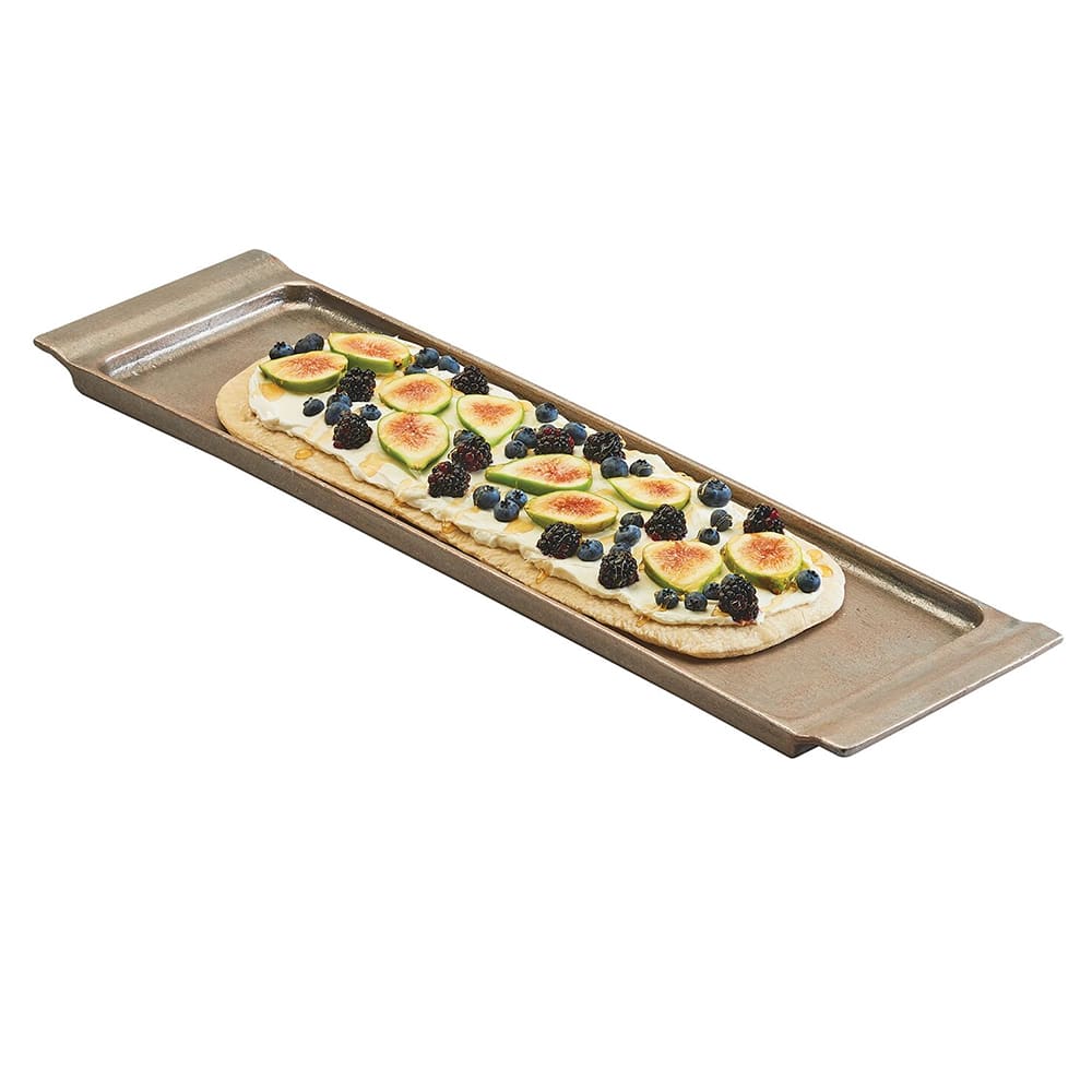 Cal-Mil 3672-623 Rectangular Cold Concept Tray - 23 1/2" x 6 1/2", Aluminum