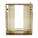Cal-Mil 3712-46 Frame for Butane Stove - 14 1/4" x 12 3/4" x 7 1/4", Walnut/Brass thumbnail 8