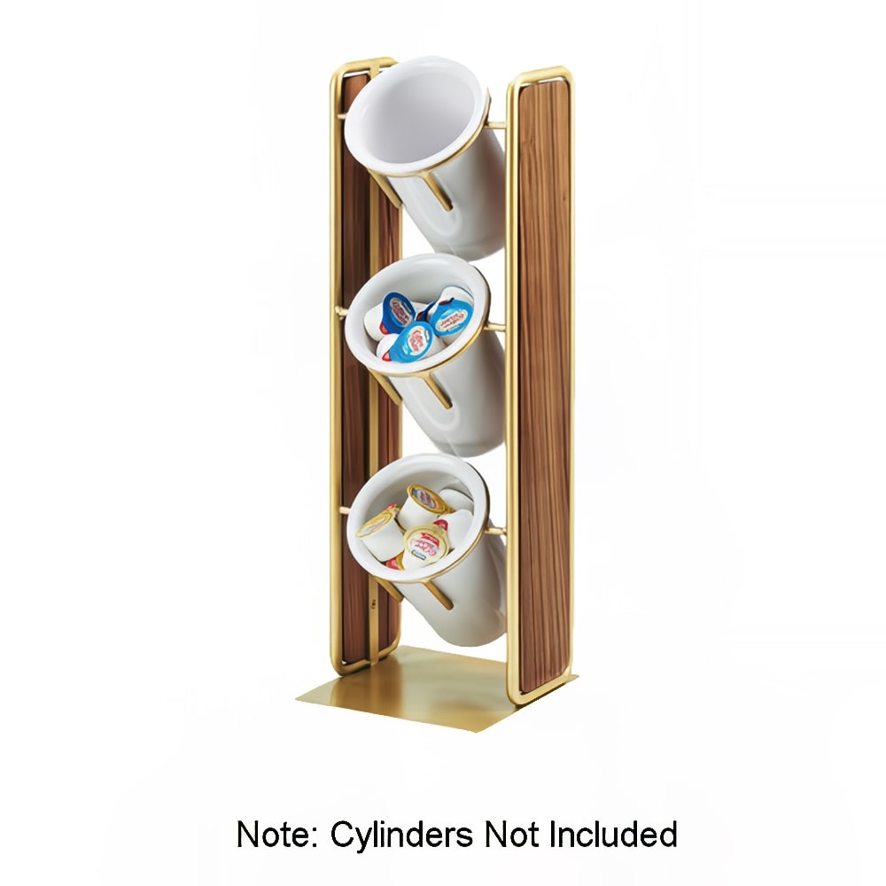 Cal-Mil 3715-46 Condiment Organizer w/ (3) Bins - Brown