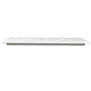 Cal-Mil 3731-86 Serving Tile - 12" x 6", Melamine, White/Gray thumbnail 3