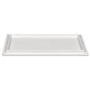 Cal-Mil 3731-86 Serving Tile - 12" x 6", Melamine, White/Gray thumbnail 5