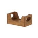 Cal-Mil 3810-78 Rectangular Napkin Holder - 9" x 5", Walnut thumbnail 2
