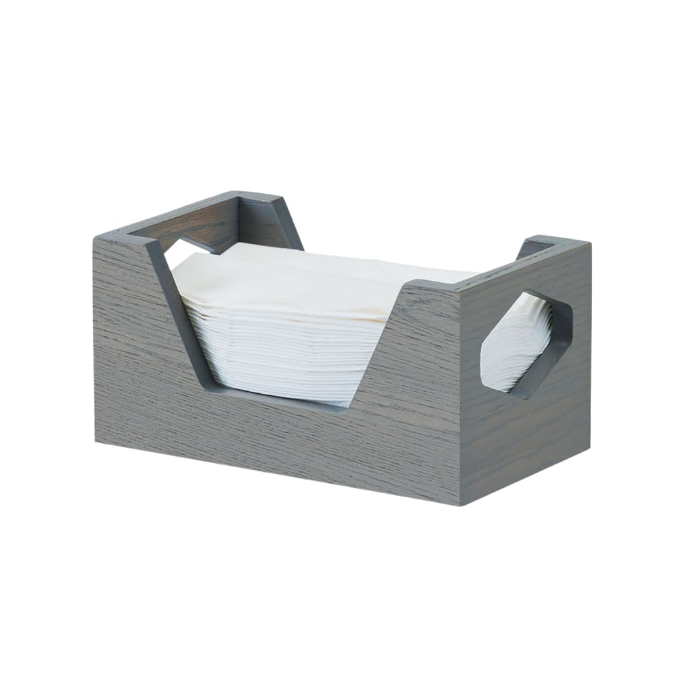 Cal-Mil 3810-83 Rectangular Napkin Holder, 4" x 8", Gray