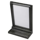 Cal-Mil 3825-46-87 Tabletop Menu Card Holder - 4" x 6", Oak, Dark Gray thumbnail 4