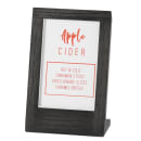 Cal-Mil 3825-46-87 Tabletop Menu Card Holder - 4" x 6", Oak, Dark Gray thumbnail 5