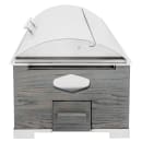 Cal-Mil 3828-83 Rectangular Chafer w/ Cover, 22" x 14" x 13 1/2", Gray thumbnail 4