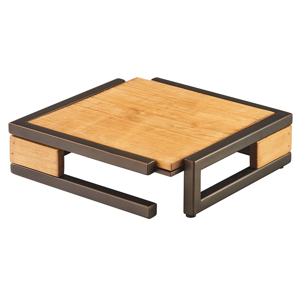 Cal-Mil 3902-3-84 12" Square Display Riser, Bronze