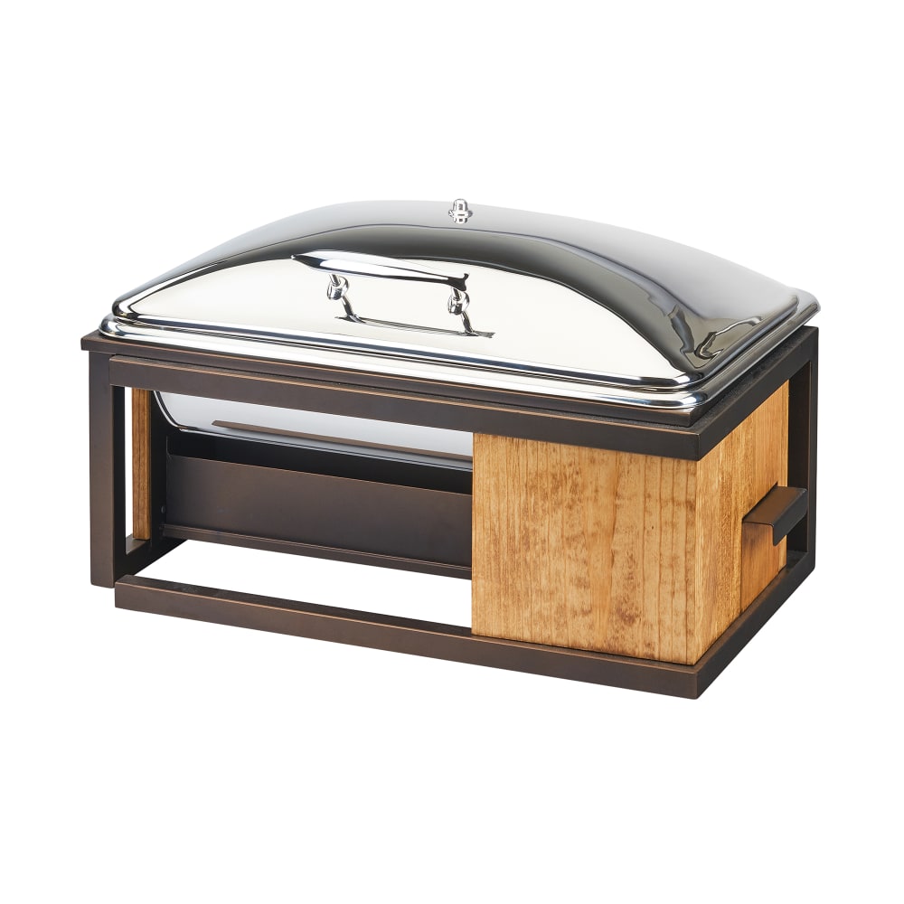 Cal-Mil 3907-84 8 qt Chafer w/ Drawer, 22" x 15" x 14", Bronze