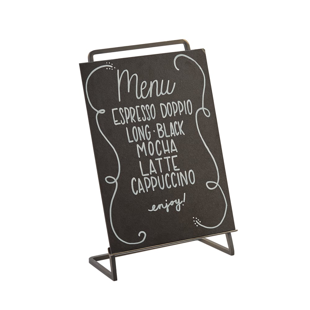 Cal-Mil 3919-811-84 Rectangular Write On Sign, 8" x 2 1/2" x 8 3/4", Bronze