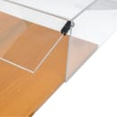 Cal-Mil 3931-S-84 2 Tier Pastry Display Case w/ Wood Trays - Plastic Case, Bronze Frame thumbnail 12