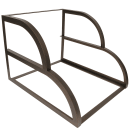 Cal-Mil 3931-S-84 2 Tier Pastry Display Case w/ Wood Trays - Plastic Case, Bronze Frame thumbnail 7