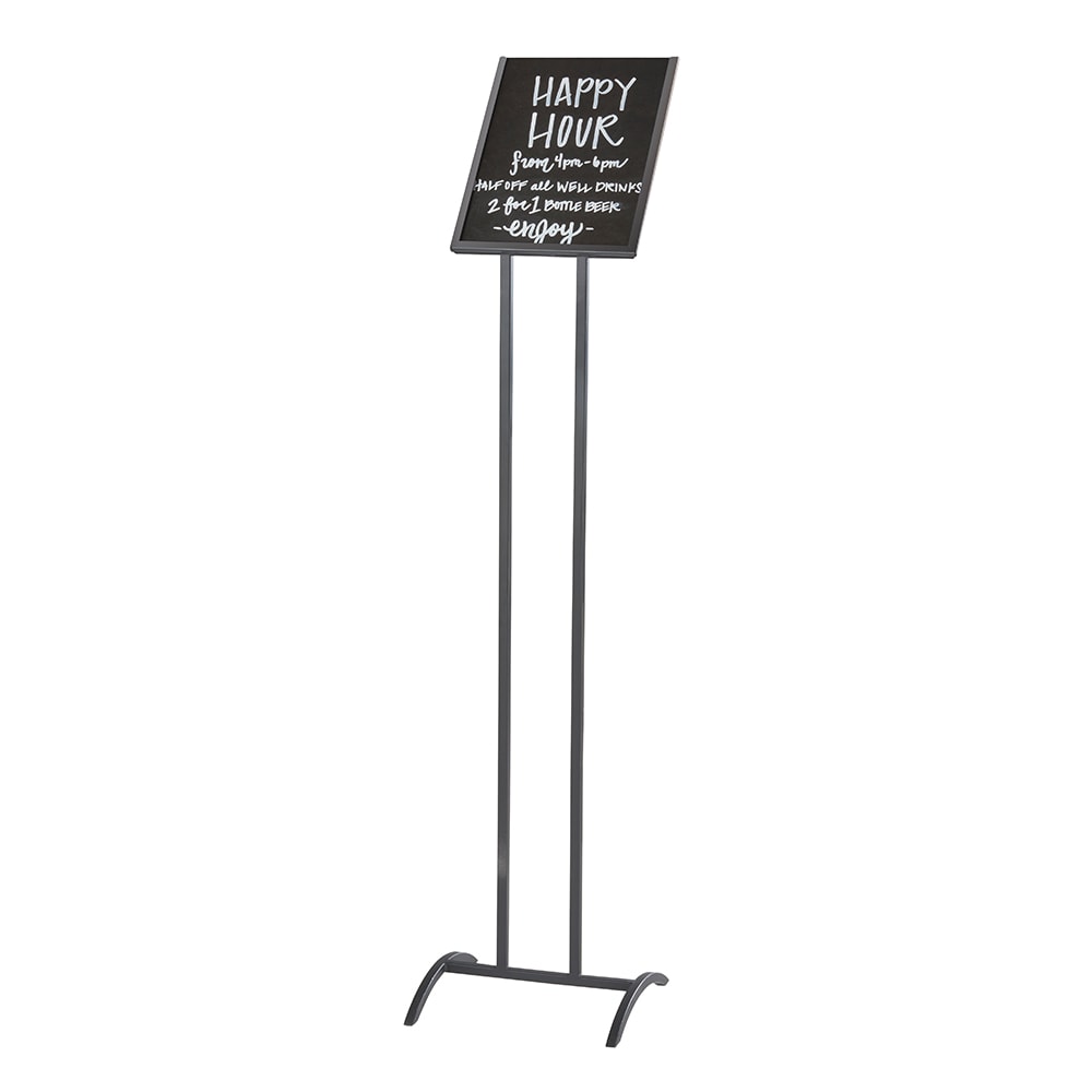 Cal-Mil 4091-811-13 Sign Holder Frame - 10"L x 11"W x 43 1/2"H, Metal, Black