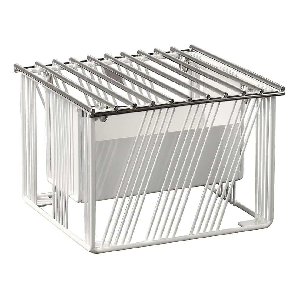 Cal-Mil 4106-15 Chafer Alternative w/ Grill Top - 10 1/4"W x 10"D x 7 1/2"H, Wire, White