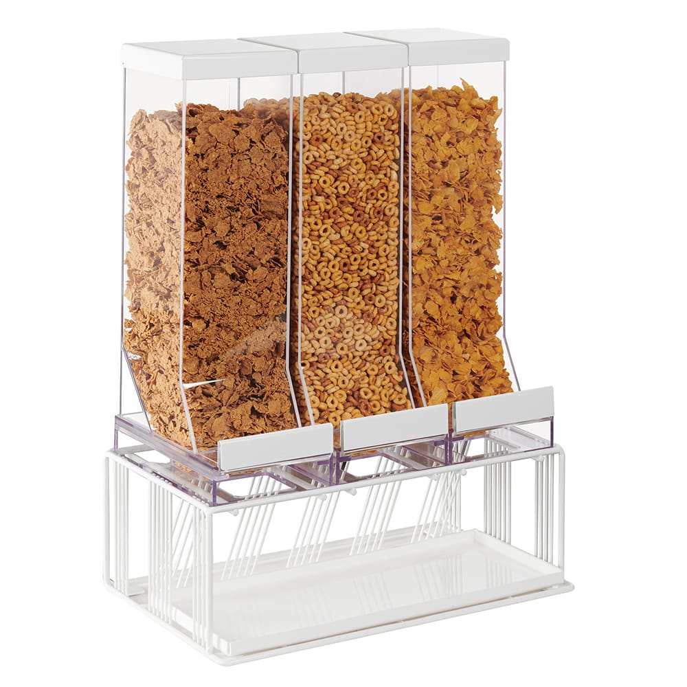 Cal-Mil 4108-15 Countertop Cereal Dispenser, (3) 9 4/5 liter Hoppers