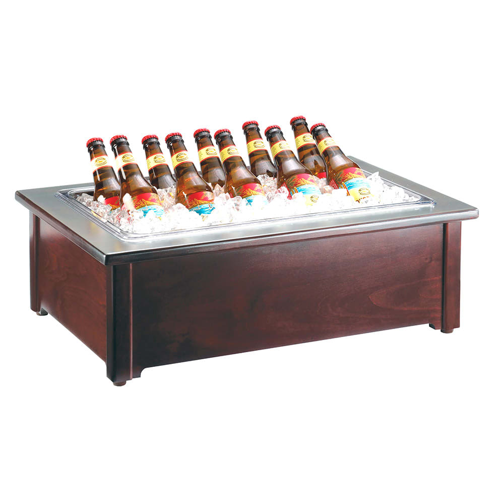 Cal-Mil 412-18-52 Rectangular Ice Housing - 26"L x 18"W x 8"H, Dark Wood