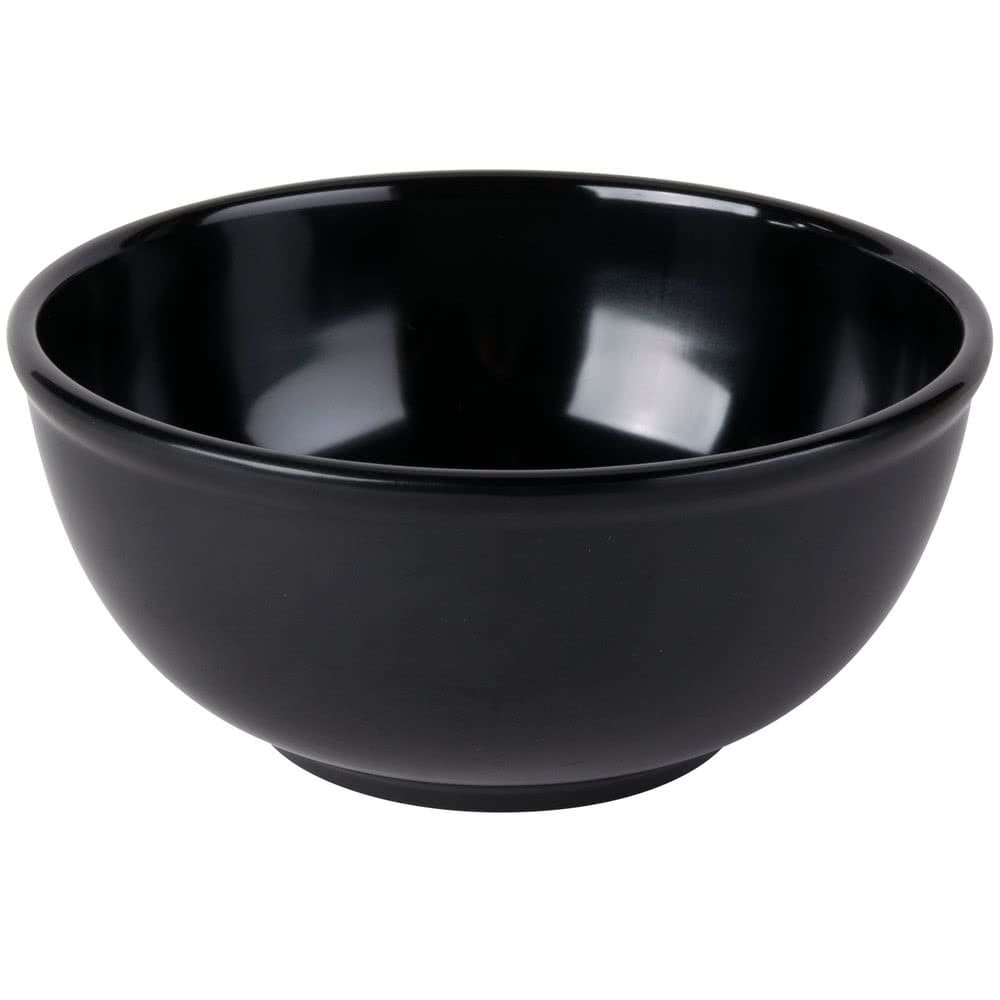 Cal-Mil 418-10-13 10" Round Melamine Bowl, Black