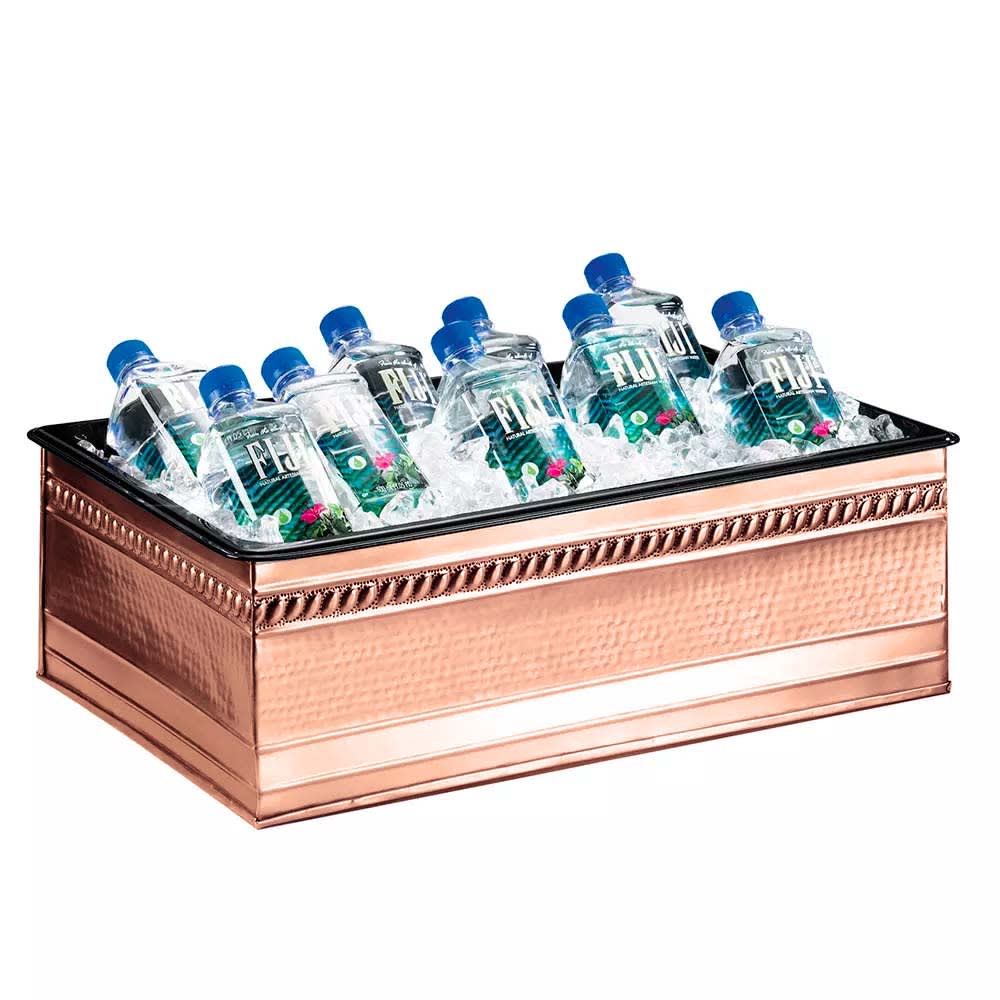 Cal-Mil 475-12-51 Rectangular Ice Housing - 20"L x 12"W x 6 1/2"H, Copper