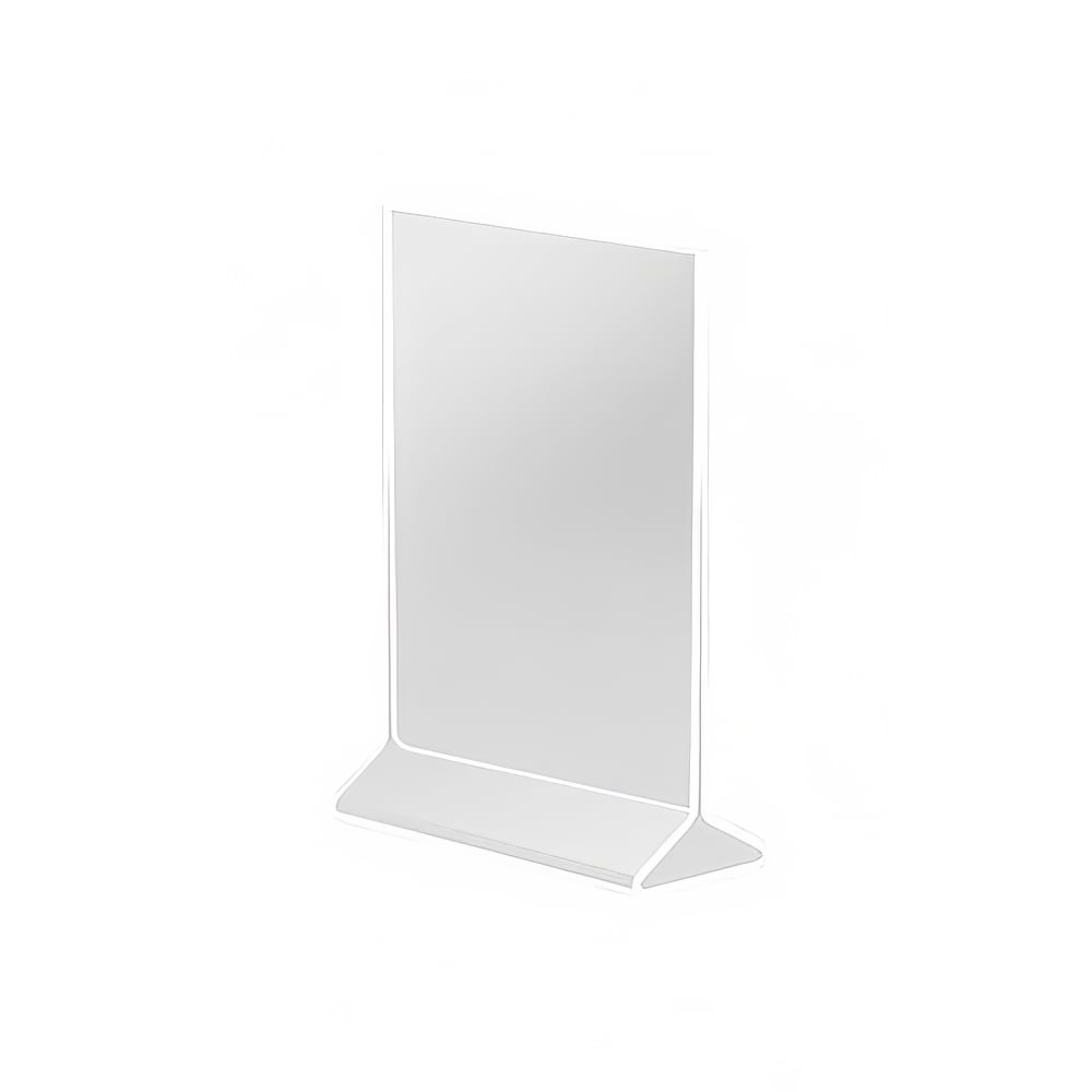 Cal-Mil 537 Tabletop Menu Card Holder - 4" x 8", Acrylic