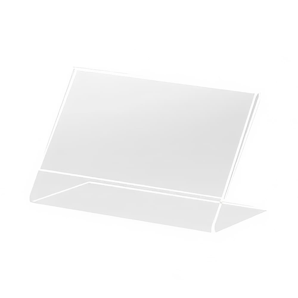 Cal-Mil 561 Tabletop Menu Card Holder - 3 1/2" x 5 1/2 , Acrylic