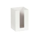 Cal-Mil 635-15 5 1/2" Square Napkin Holder - ABS, White thumbnail 2