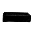 Cal-Mil 681-4-13 Standard Drip Tray, Square, 4" X 4 in, Black thumbnail 3