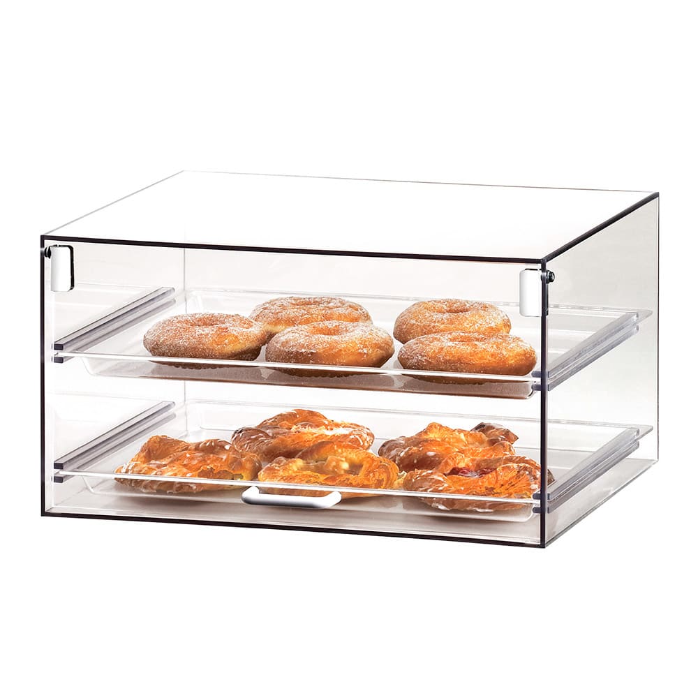 Cal-Mil 921 Countertop Stackums Display Case w/ 1 Door & (2) 13 x 18" Trays
