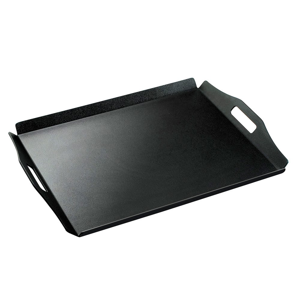Cal-Mil 930-1-13 Low Profile Room Service Tray, 22 1/2 x 17", Black