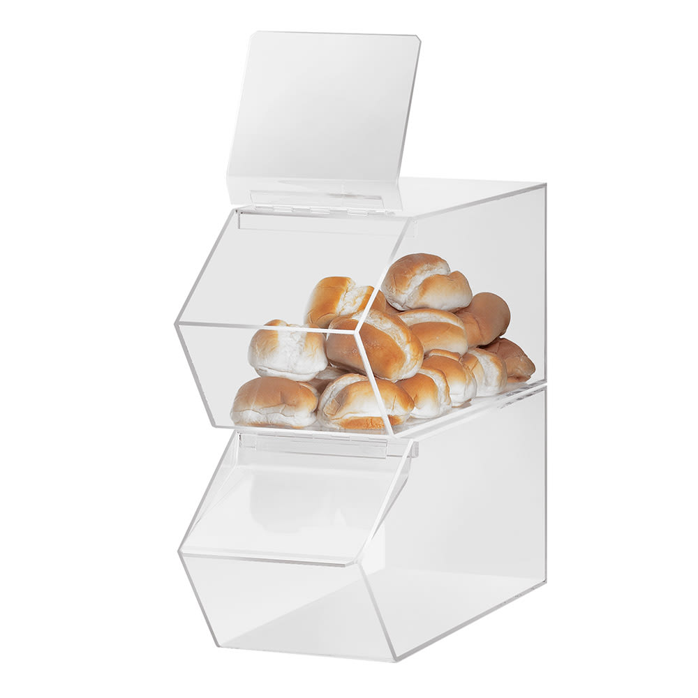 Cal-Mil 992 Countertop Acrylic Dry Food Bin, 7 1/2" x 19 1/2" x 8"