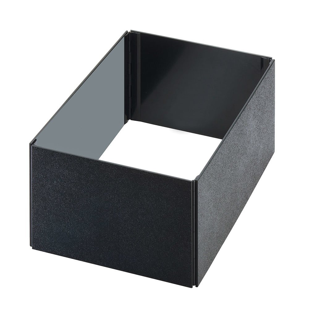 Cal-Mil BH4618-13 Rectangular Ice Housing - 26"L x 18"W x 6"H, Plastic, Black