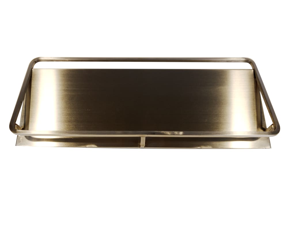 Cal-Mil C18504 Rectangular Mixology Condiment Display Only - 16-oz Jars, Stainless Steel