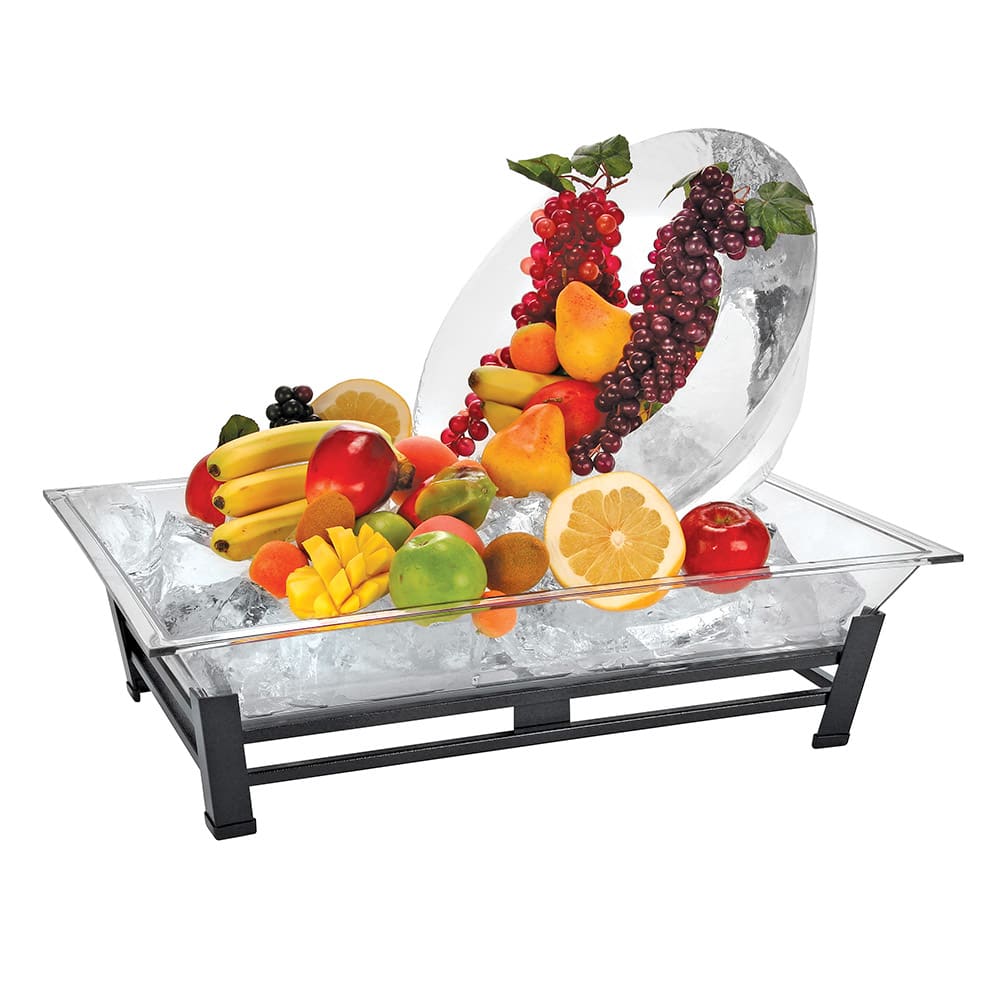 Cal-Mil IP102-13 28 1/2" Cold Food Bar - Table Top, Black