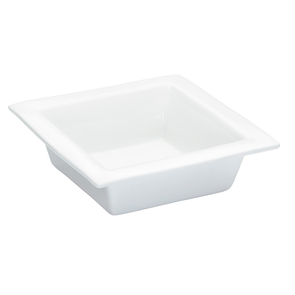 Cal-Mil PP351 84 oz Square Bowl - Bright White
