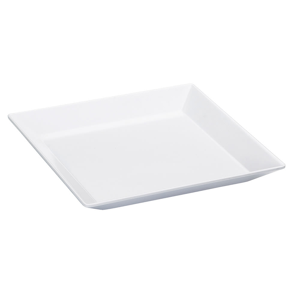Cal-Mil SR252 11" Square Platter - Melamine, White